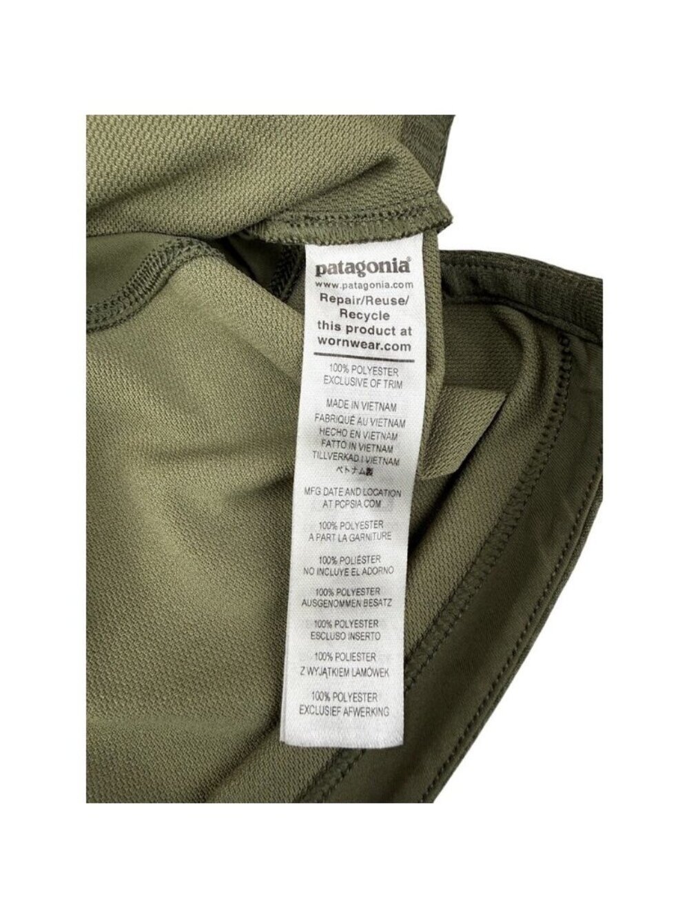 Patagonia Long Sleeved Dirt Craft Green Bike Jersey Men’s - Picture 6 of 7